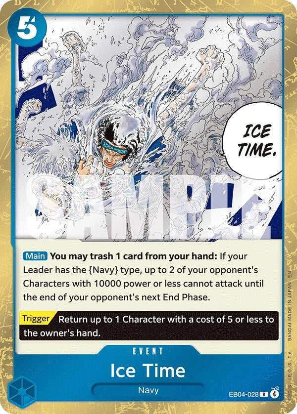 Image for Ice Time (EB04-028) [The Azure Sea's Seven] - One Piece Card Game