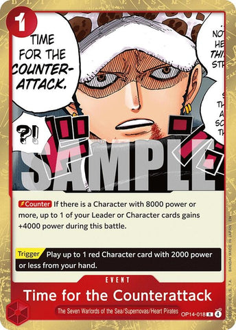 Image for Time for the Counterattack (OP14-018) [The Azure Sea's Seven] - One Piece Card Game