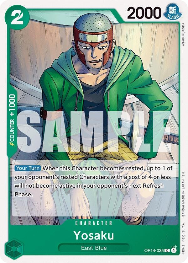 Image for Yosaku (OP14-035) [The Azure Sea's Seven] - One Piece Card Game