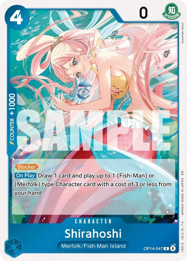 Image for Shirahoshi (OP14-047) [The Azure Sea's Seven] - One Piece Card Game