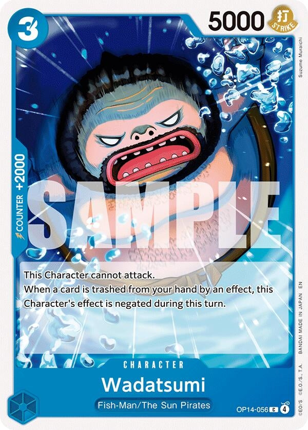 Image for Wadatsumi (OP14-056) [The Azure Sea's Seven] - One Piece Card Game