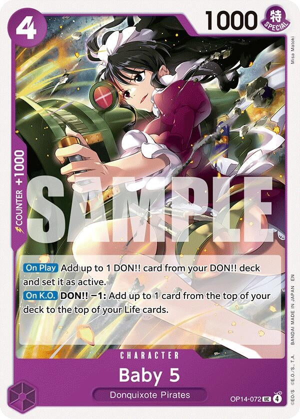 Image for Baby 5 (OP14-072) [The Azure Sea's Seven] - One Piece Card Game