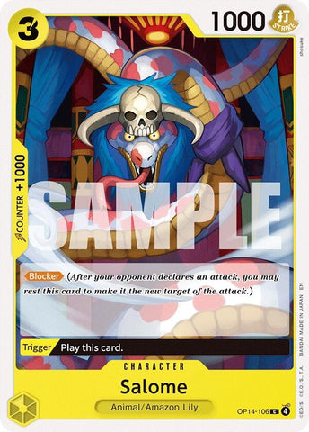 Image for Salome (OP14-106) [The Azure Sea's Seven] - One Piece Card Game