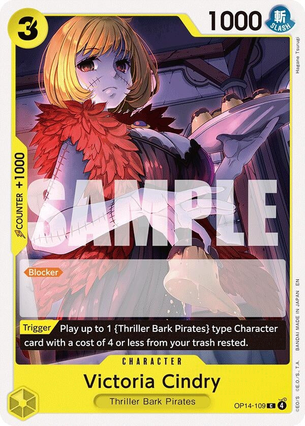 Image for Victoria Cindry (OP14-109) [The Azure Sea's Seven] - One Piece Card Game