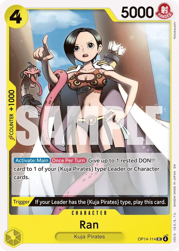 Image for Ran (OP14-114) [The Azure Sea's Seven] - One Piece Card Game