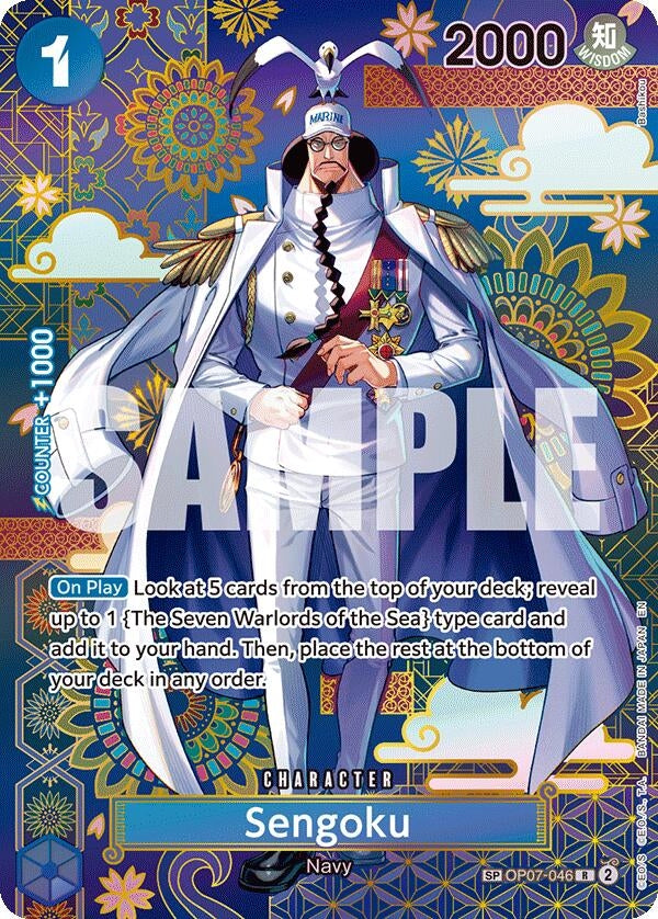 Image for Sengoku - OP07-046 (SP) (OP07-046) [The Azure Sea's Seven] - One Piece Card Game