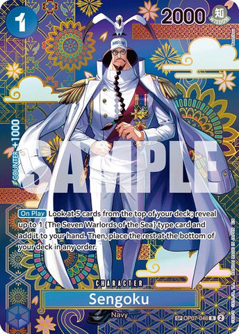 Image for Sengoku - OP07-046 (SP) (OP07-046) [The Azure Sea's Seven] - One Piece Card Game