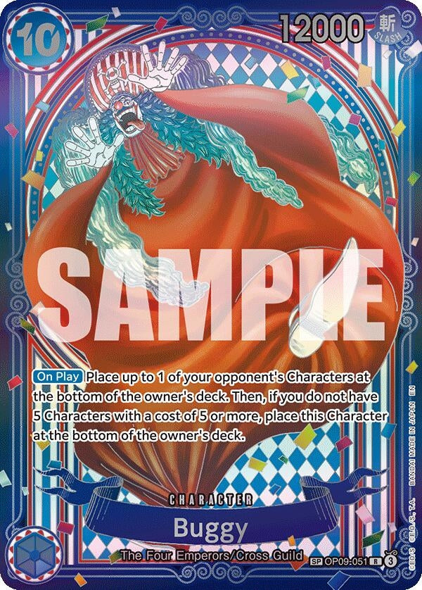 Image for Buggy - OP09-051 (SP) (OP09-051) [The Azure Sea's Seven] - One Piece Card Game