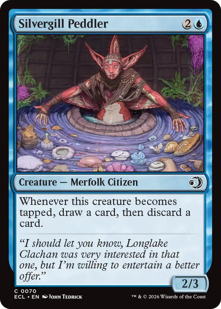 Image for Silvergill Peddler (70) [Lorwyn Eclipsed] - Magic: The Gathering