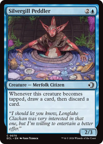 Image for Silvergill Peddler (70) [Lorwyn Eclipsed] - Magic: The Gathering