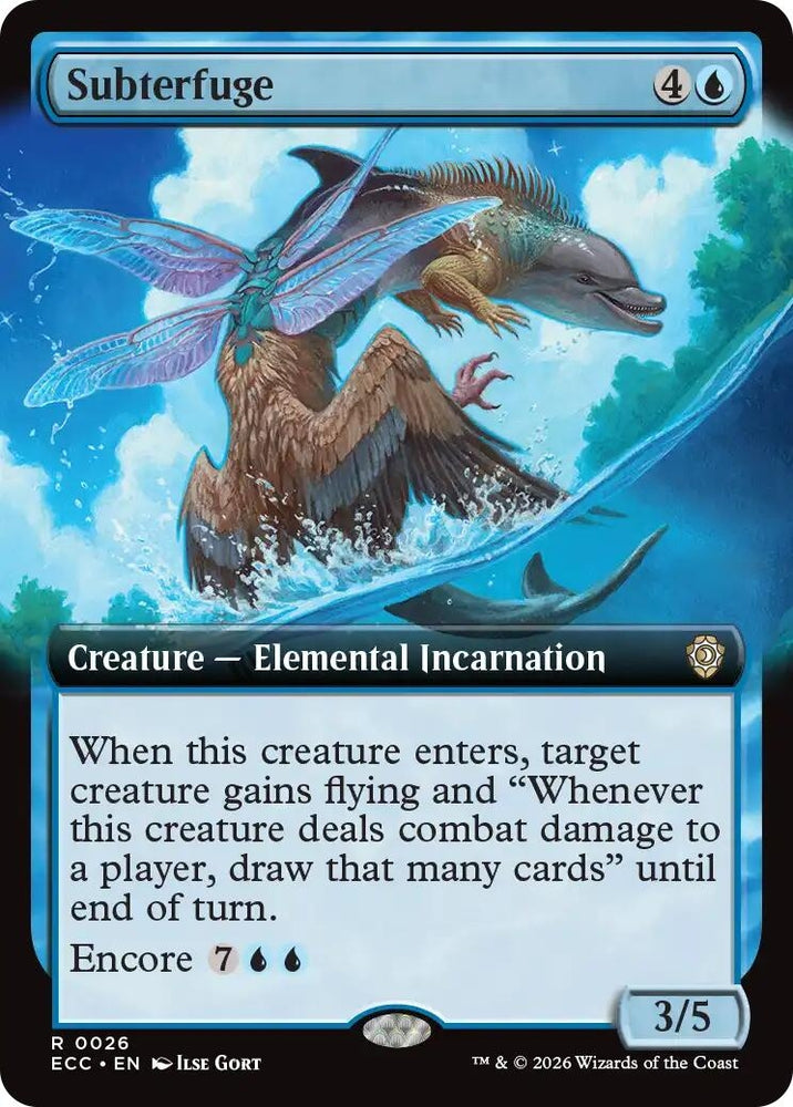 Image for Subterfuge (Extended Art) (26) [Commander: Lorwyn Eclipsed] - Magic: The Gathering