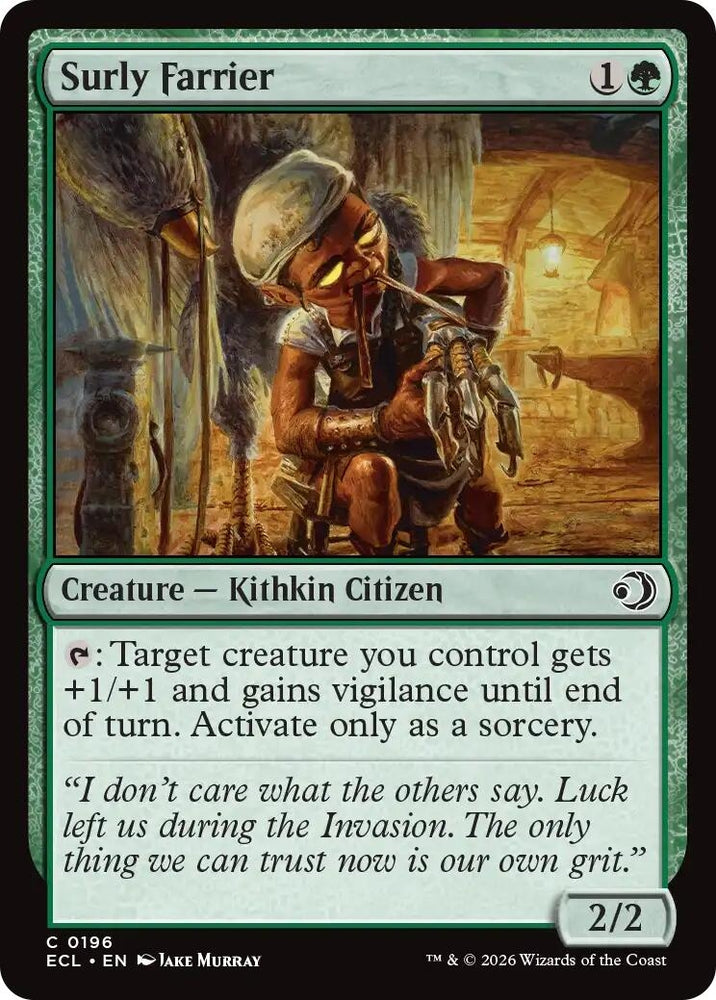 Image for Surly Farrier (196) [Lorwyn Eclipsed] - Magic: The Gathering