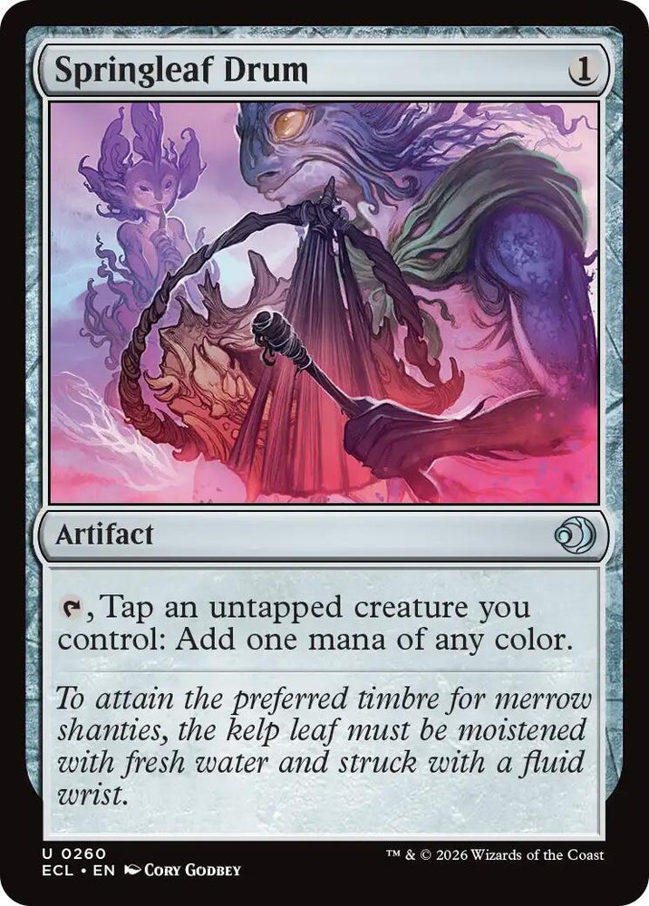 Image for Springleaf Drum (260) [Lorwyn Eclipsed] - Magic: The Gathering