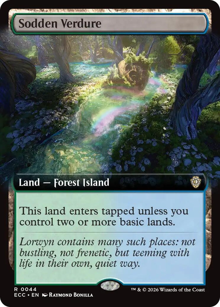 Image for Sodden Verdure (Extended Art) (44) [Commander: Lorwyn Eclipsed] - Magic: The Gathering