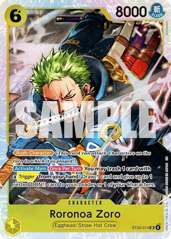 Image for Roronoa Zoro (ST29-014) - One Piece Card Game