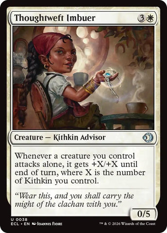Image for Thoughtweft Imbuer (38) [Lorwyn Eclipsed] - Magic: The Gathering