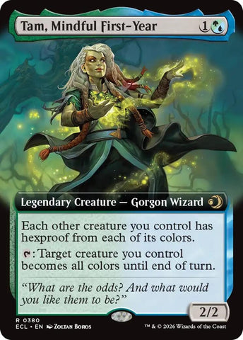 Image for Tam, Mindful First-Year (Extended Art) (380) [Lorwyn Eclipsed] - Magic: The Gathering