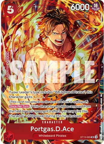 Image for Portgas.D.Ace (Illustration Box Vol.5) (ST15-005) - One Piece Card Game
