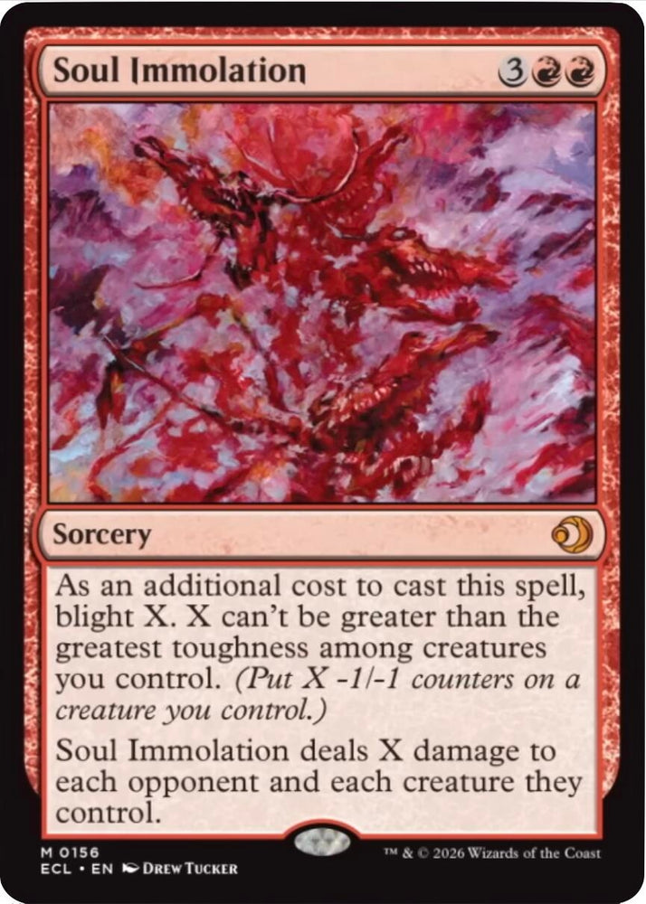 Image for Soul Immolation (156) [Lorwyn Eclipsed] - Magic: The Gathering
