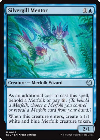 Image for Silvergill Mentor (69) [Lorwyn Eclipsed] - Magic: The Gathering