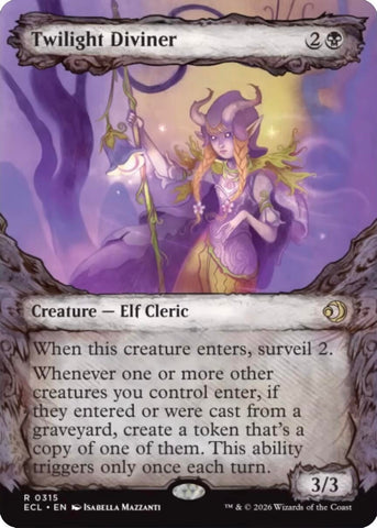 Image for Twilight Diviner (Showcase) (315) [Lorwyn Eclipsed] - Magic: The Gathering