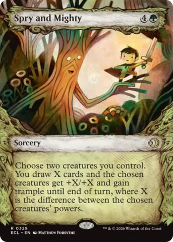 Image for Spry and Mighty (Showcase) (329) [Lorwyn Eclipsed] - Magic: The Gathering