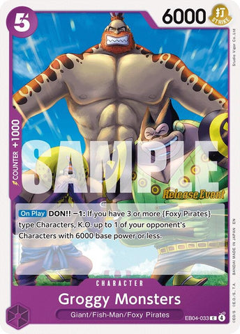 Image for Groggy Monsters (EB04-033) - One Piece Card Game