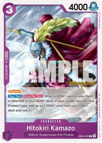 Image for Hitokiri Kamazo (EB04-035) - One Piece Card Game