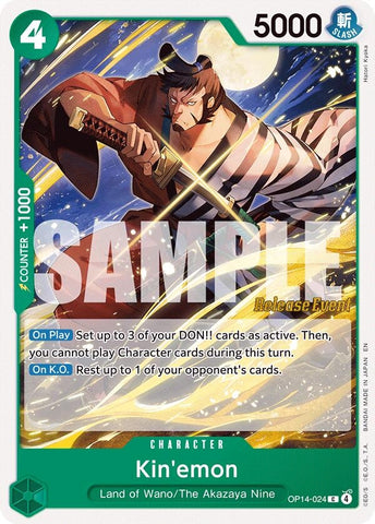 Image for Kin'emon (OP14-024) - One Piece Card Game