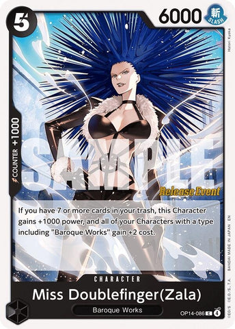 Image for Miss Doublefinger(Zala) (OP14-086) - One Piece Card Game