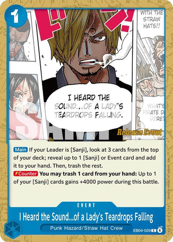 Image for I Heard the Sound...of a Lady's Teardrops Falling (EB04-029) - One Piece Card Game
