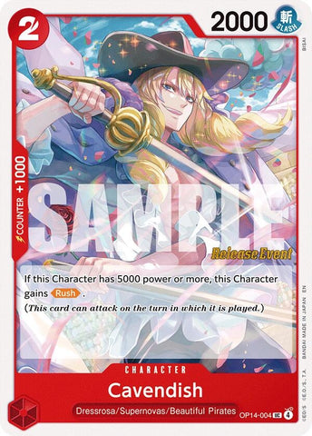 Image for Cavendish (OP14-004) - One Piece Card Game