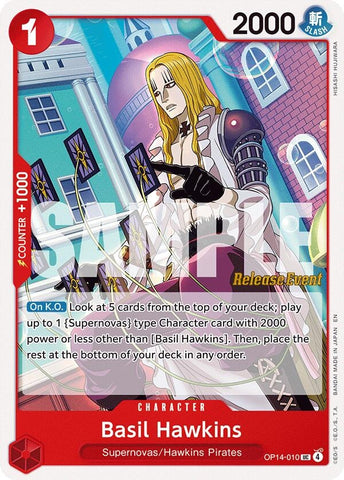 Image for Basil Hawkins (OP14-010) - One Piece Card Game