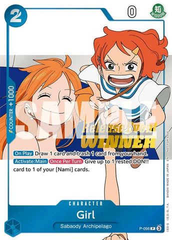 Image for Girl (OP14 Release Event Winner) (P-096) - One Piece Card Game