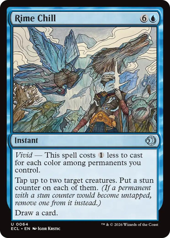 Image for Rime Chill (64) [Lorwyn Eclipsed] - Magic: The Gathering