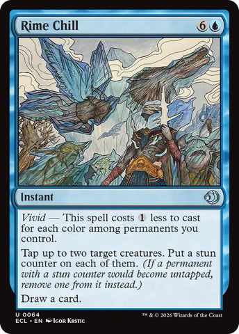 Image for Rime Chill (64) [Lorwyn Eclipsed] - Magic: The Gathering