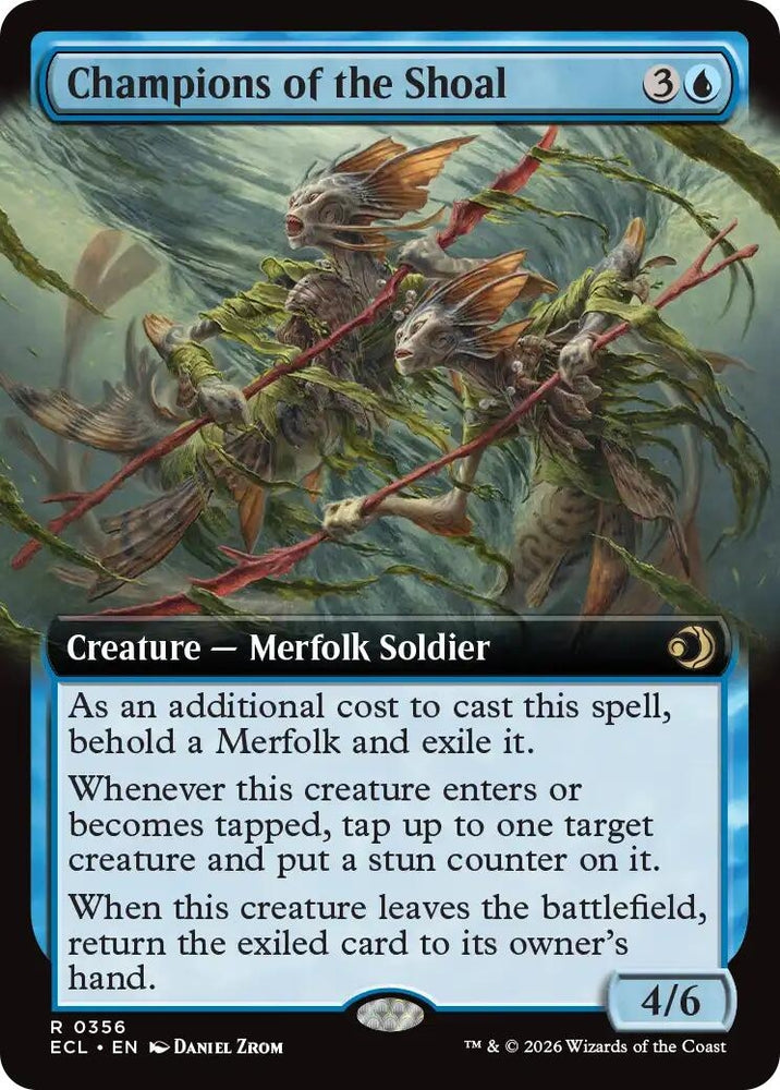 Image for Champions of the Shoal (Extended Art) (356) [Lorwyn Eclipsed] - Magic: The Gathering