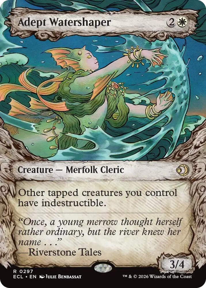 Image for Adept Watershaper (Showcase) (297) [Lorwyn Eclipsed] - Magic: The Gathering