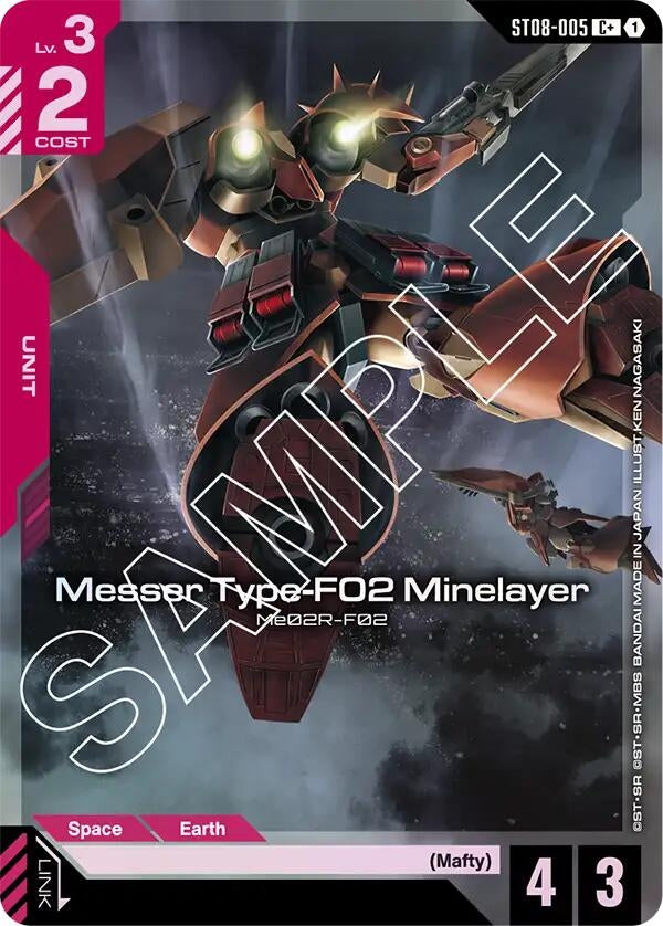 Image for Messer Type-F02 Minelayer (C+) (ST08-005) [Starter Deck 08: Flash of Radiance] - Gundam Card Game
