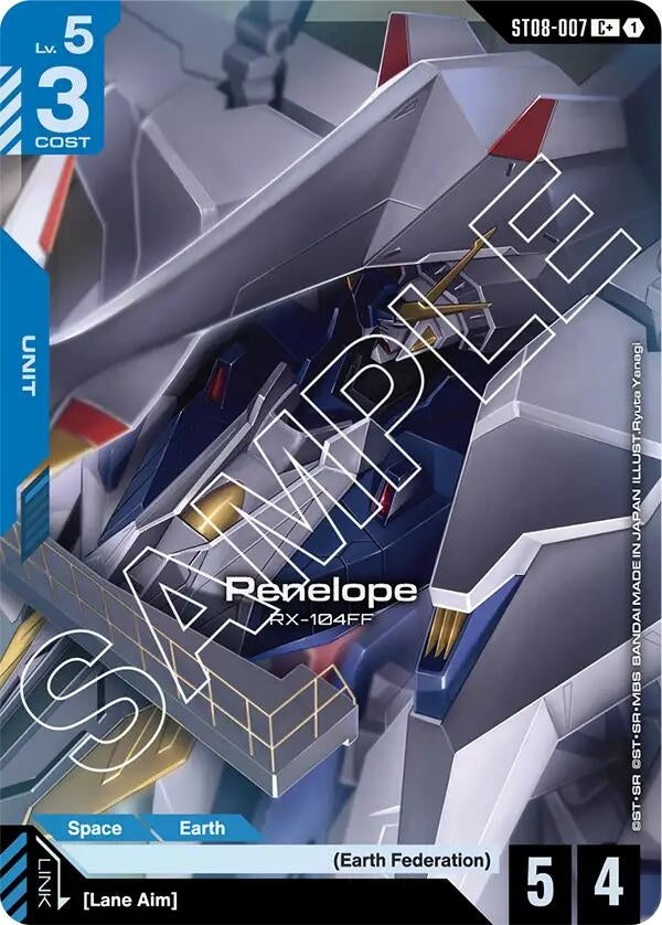 Image for Penelope (ST08-007) (C+) (ST08-007) [Starter Deck 08: Flash of Radiance] - Gundam Card Game