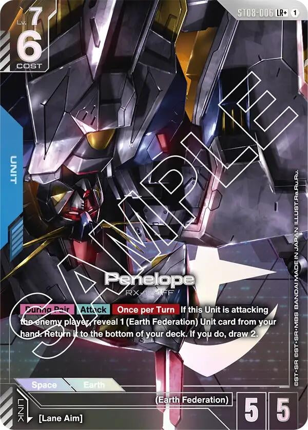 Image for Penelope (LR+) (ST08-006) [Starter Deck 08: Flash of Radiance] - Gundam Card Game