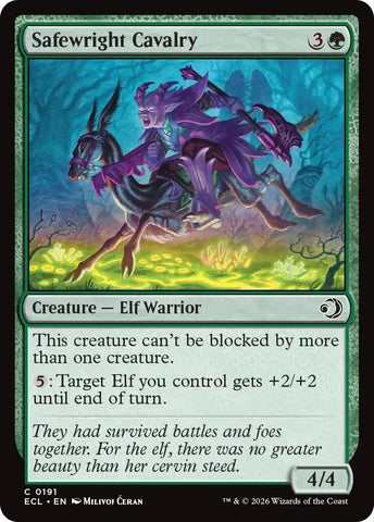 Image for Safewright Cavalry (191) [Lorwyn Eclipsed] - Magic: The Gathering