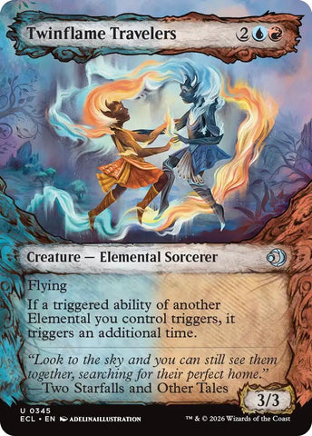 Image for Twinflame Travelers (Showcase) (345) [Lorwyn Eclipsed] - Magic: The Gathering