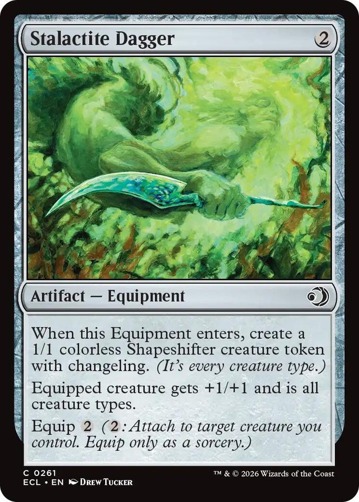Image for Stalactite Dagger (261) [Lorwyn Eclipsed] - Magic: The Gathering