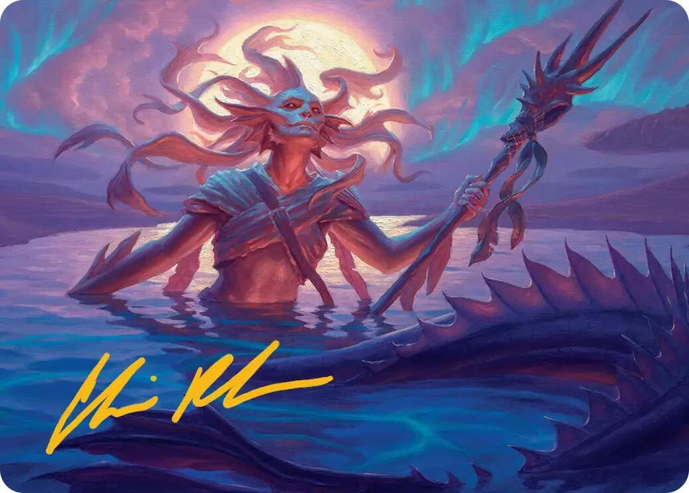 Image for Eclipsed Merrow Art Card (Gold-Stamped Signature) (22) [Lorwyn Eclipsed] - Magic: The Gathering