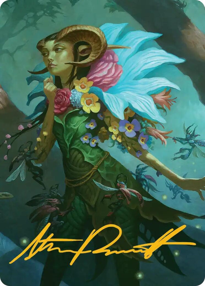 Image for Maralen, Fae Ascendant Art Card (Gold-Stamped Signature) (24) [Lorwyn Eclipsed] - Magic: The Gathering