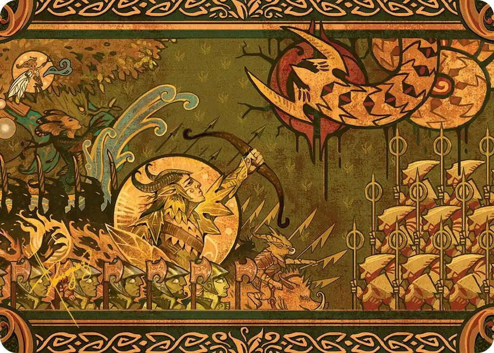 Image for Chronicle of Victory Art Card (Gold-Stamped Signature) (27) [Lorwyn Eclipsed] - Magic: The Gathering