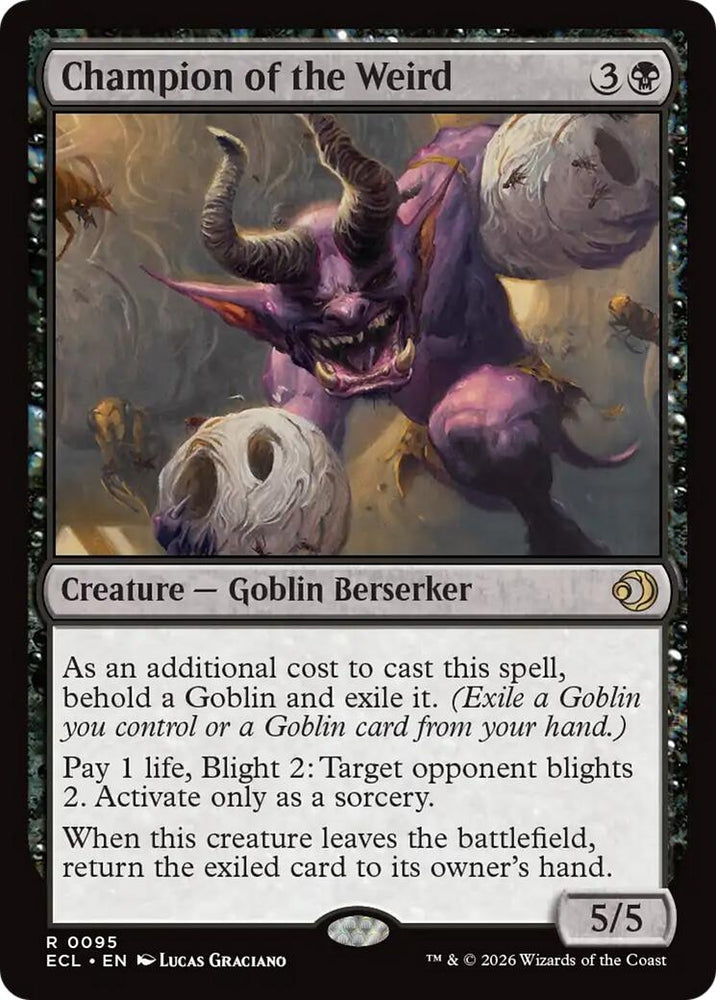 Image for Champion of the Weird (95) [Lorwyn Eclipsed] - Magic: The Gathering