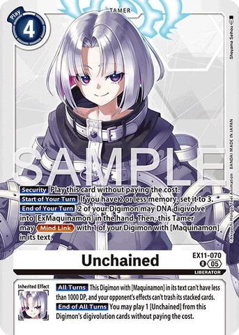 Image for Unchained (EX11-070 R) [Dawn of Liberator] - Digimon Card Game