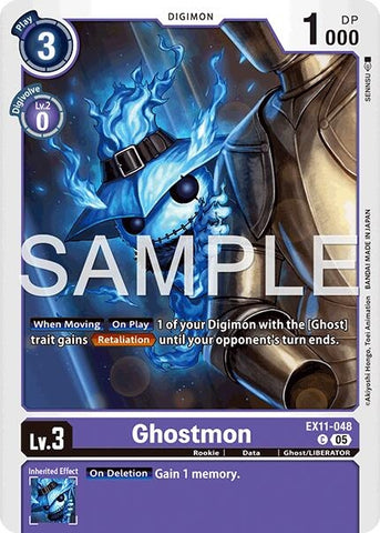 Image for Ghostmon (EX11-048 C) [Dawn of Liberator] - Digimon Card Game